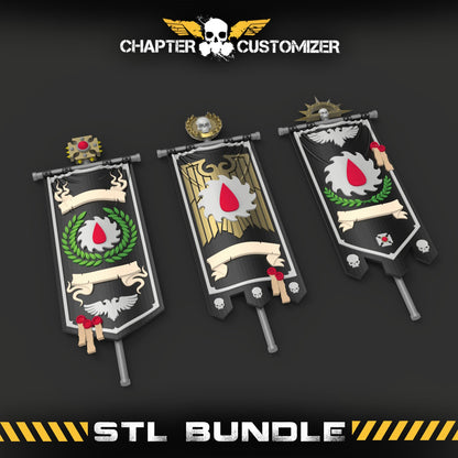 Blood Buzzsaw STL Chapter Standard Bearer Banners