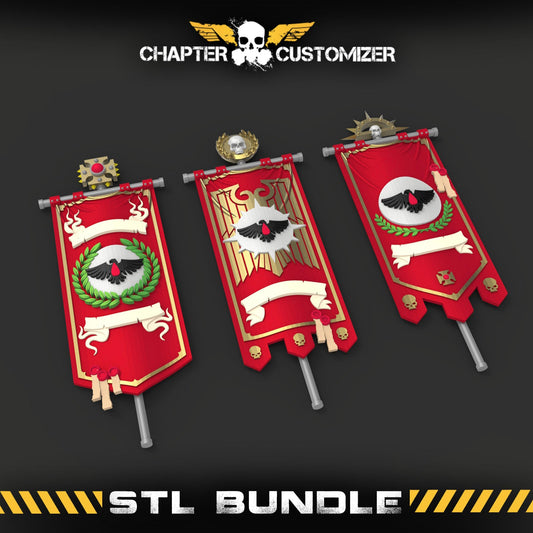 Crimson Crows STL Chapter Standard Bearer Banners