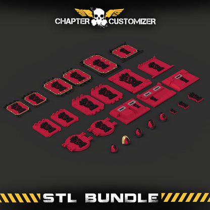 Crimson Corsairs STL Chapter Bundle