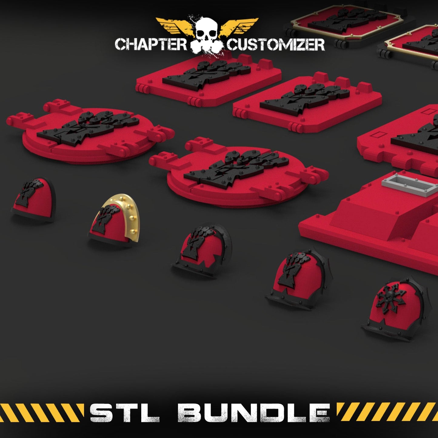 Crimson Corsairs STL Chapter Bundle