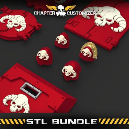 Demon Skull STL Chapter Bundle