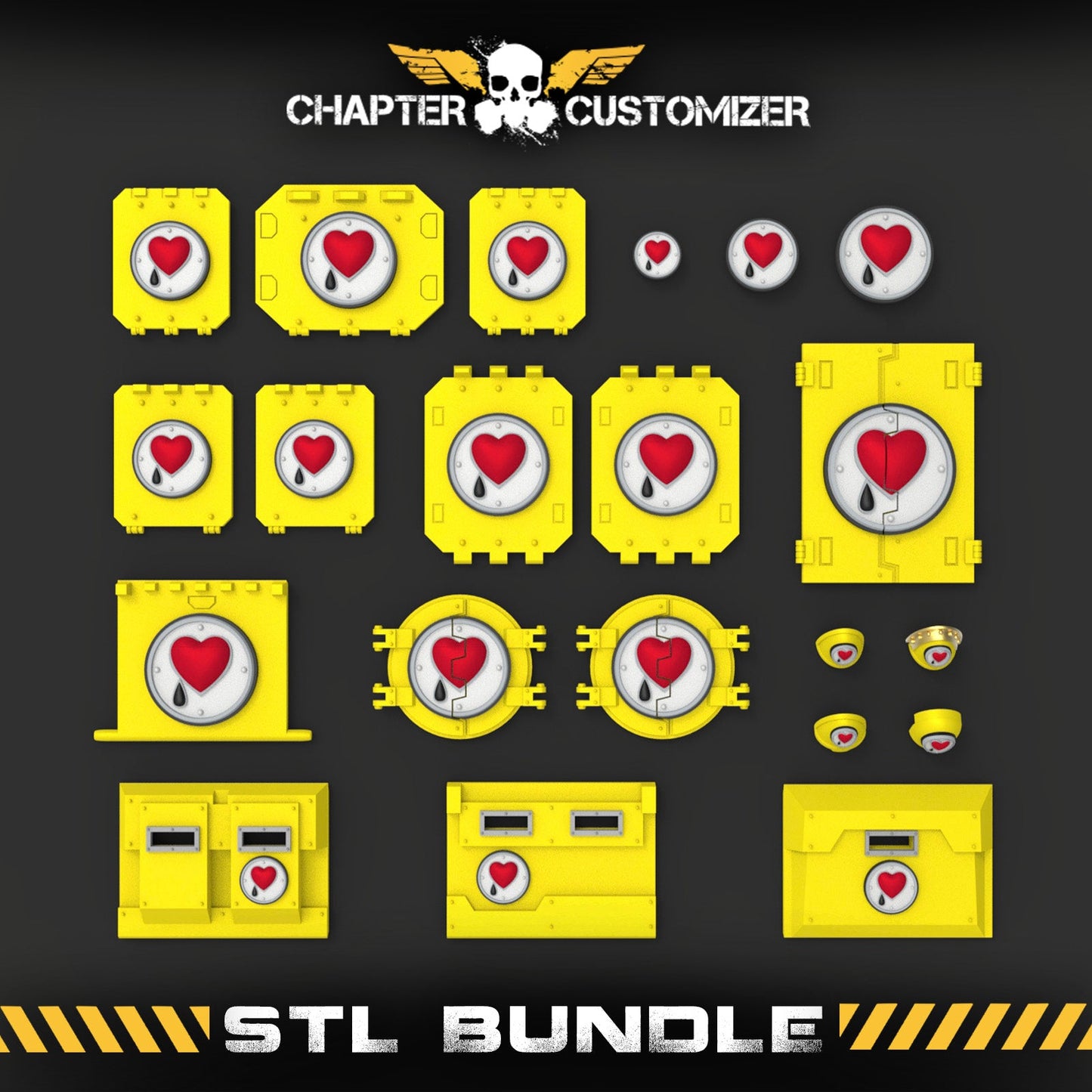 Bleeding Heart STL Chapter Bundle