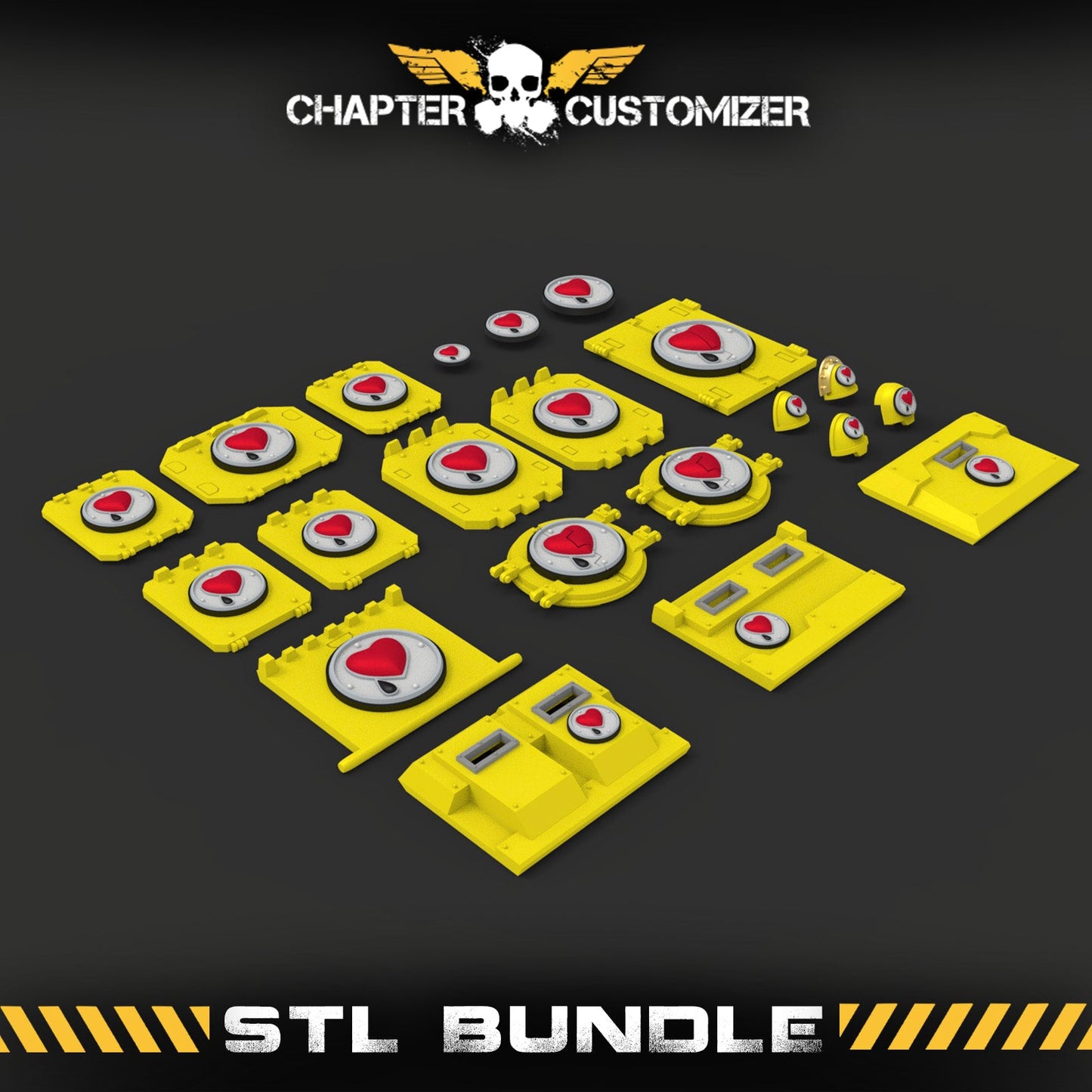 Bleeding Heart STL Chapter Bundle