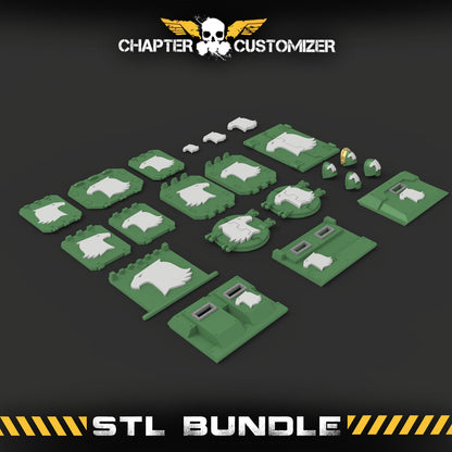 Raptor Head STL Chapter Bundle