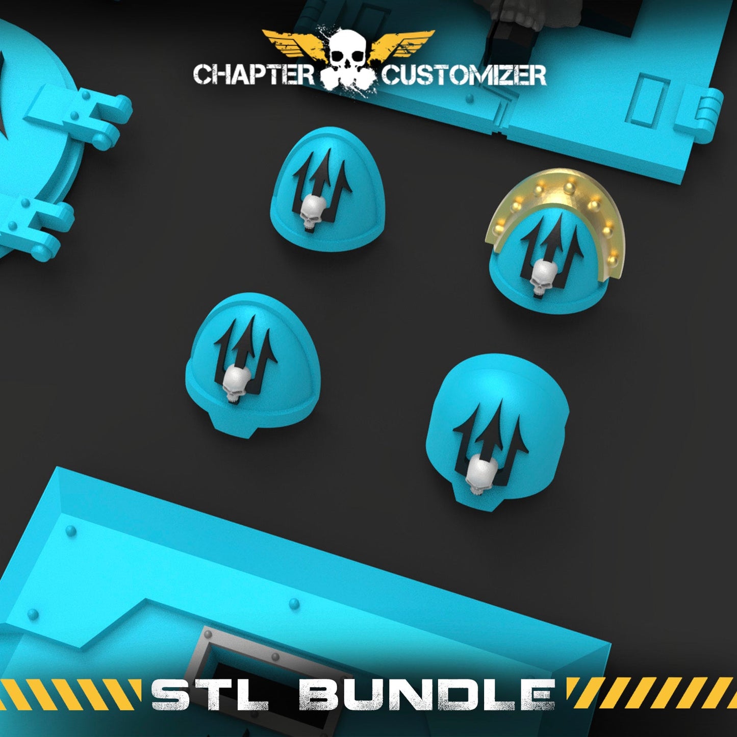 Skull Tridents STL Chapter Bundle