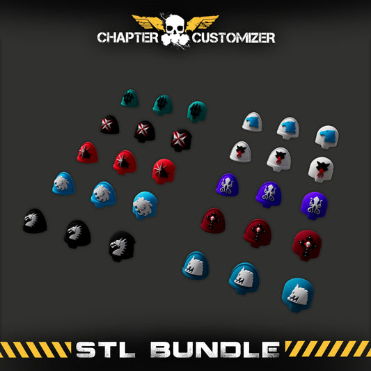 Kill Squad Shoulder Pad STL Bundle 3