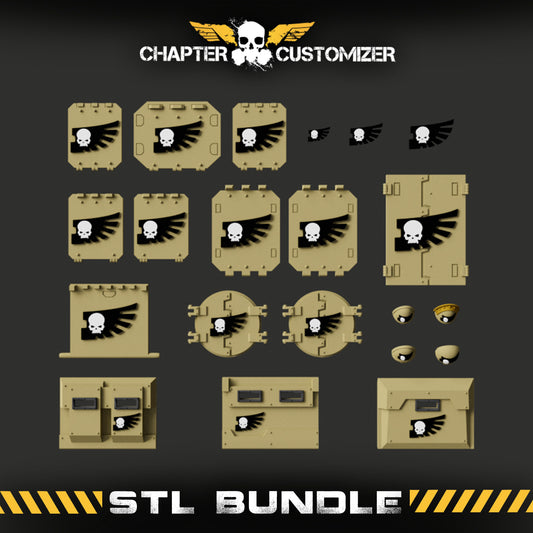 Skull Wing STL Chapter Bundle