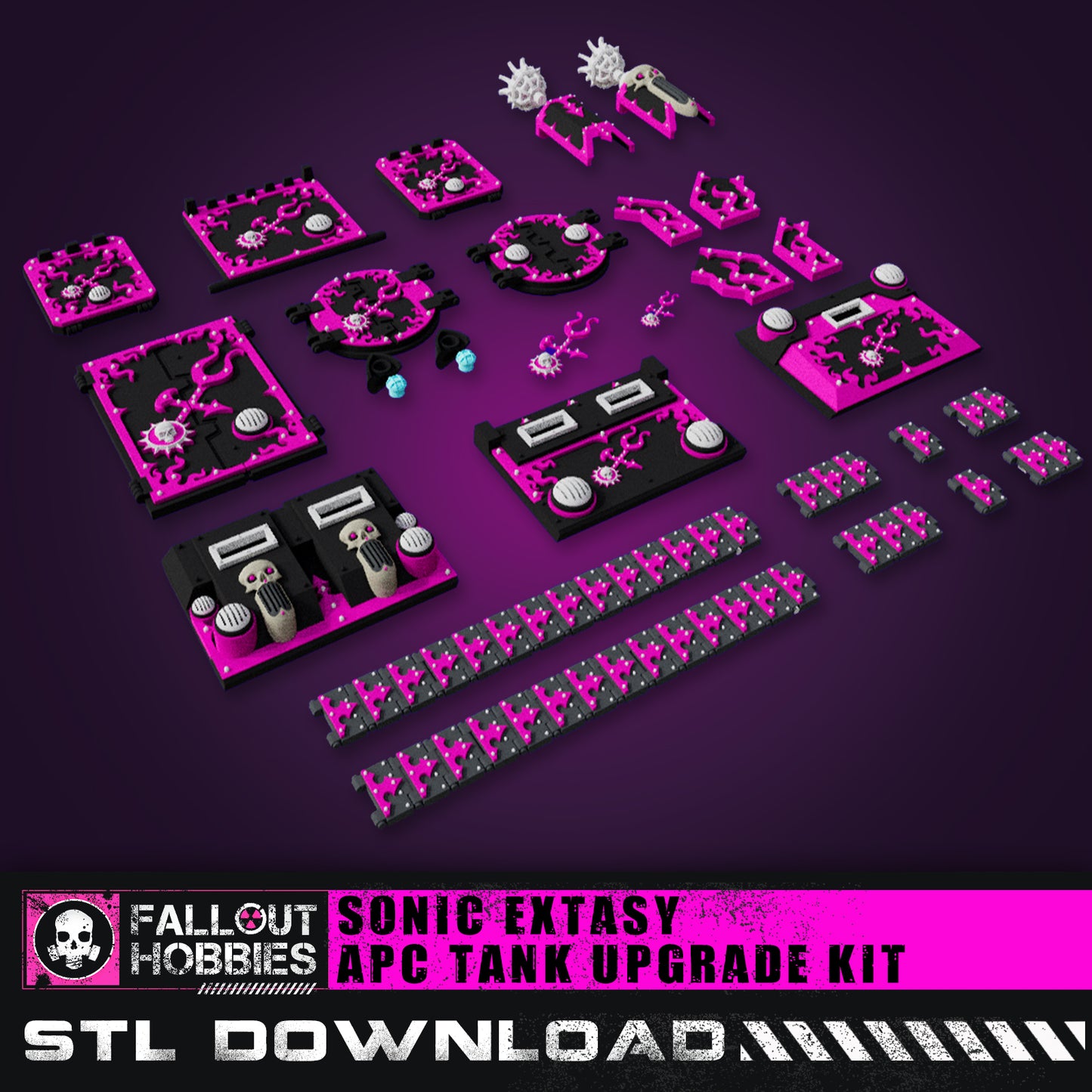 Sonic Extasy APC Tank Upgrade Kit STL Download