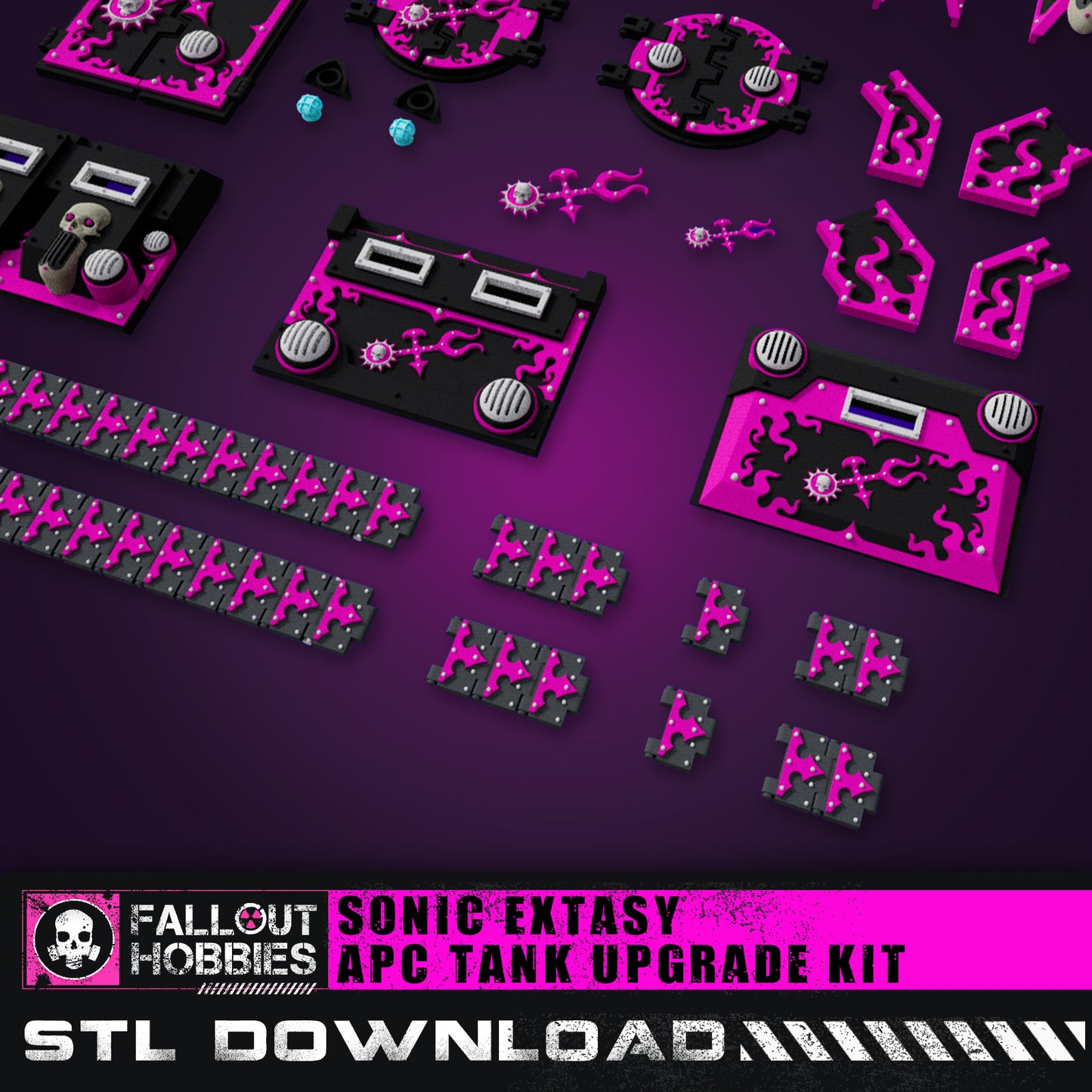 Sonic Extasy APC Tank Upgrade Kit STL Download