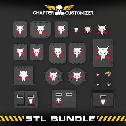 Wolf Cross Spear STL Chapter Bundle