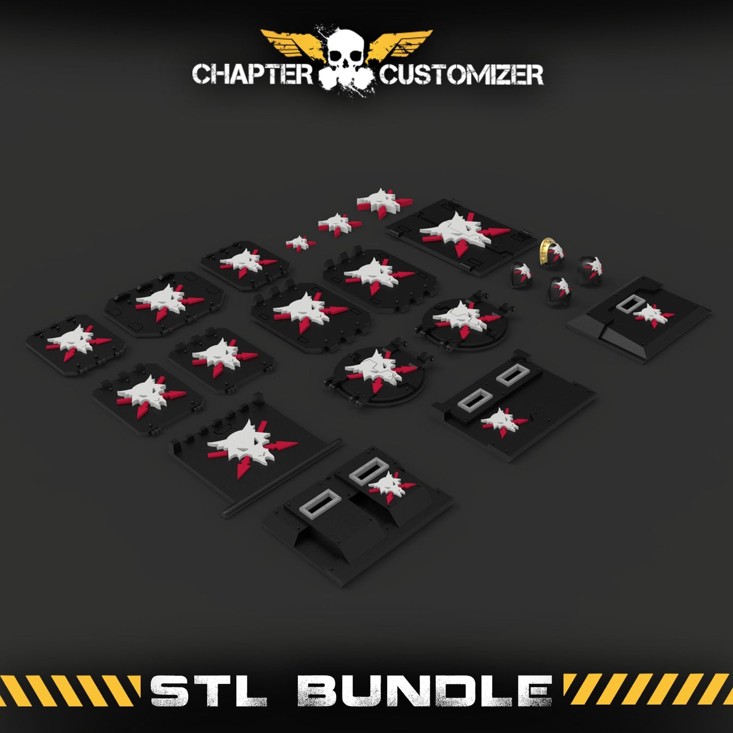 Wolf Cross Spear STL Chapter Bundle