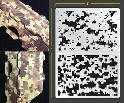 digital camouflage stencils